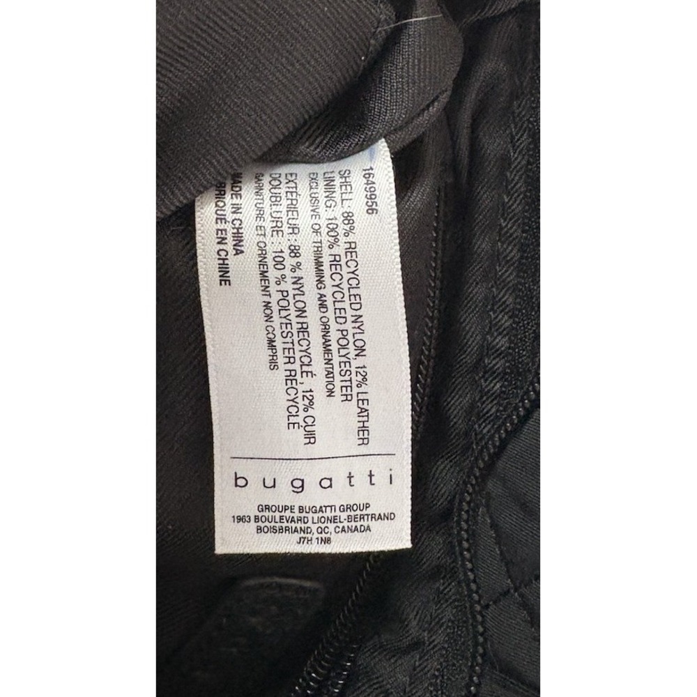 Bugatti Women's Quilted Nylon Crossbody Bag Black Messenger Shoulder Excellent - Picture 6 of 13